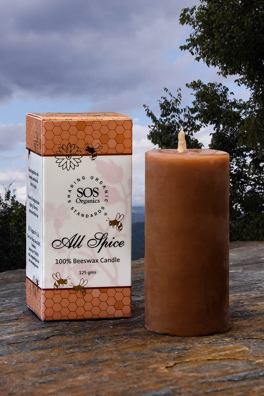 Allspice Beeswax Candle