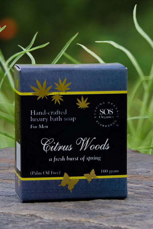 Hemp Soap For Men -Citrus Woods