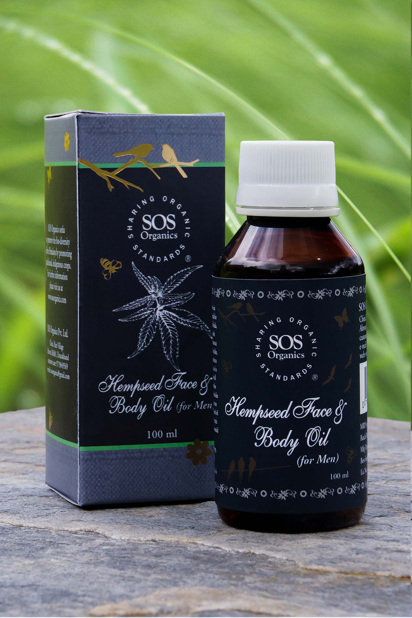 Hempseed Face & Body Oil for Men