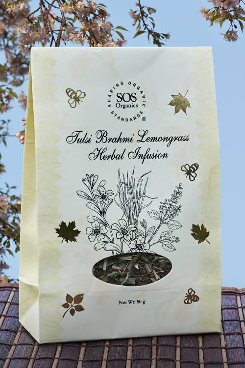 Tulsi Brahmi Lemongrass Herbal Infusion