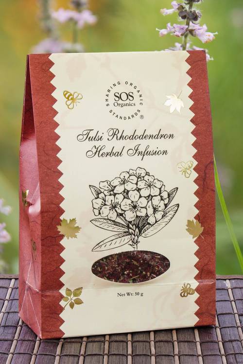 Himalayan Tulsi Rhododendron Herbal Infusion